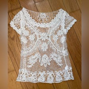 Crochet tee size small